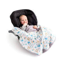 Load image into Gallery viewer, Cheeky Chompers Baby Blanket- Polkadot Pink