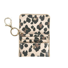Load image into Gallery viewer, Itzy Mini Wallet™ Card Holder and Key Chain Charm (Leopard)