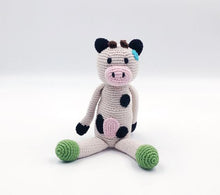 Load image into Gallery viewer, Farm animal - organic cow rattle