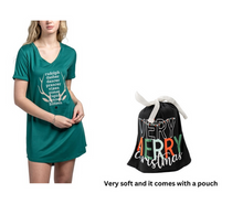 Load image into Gallery viewer, Hello Mello Holiday Sleep Shirts (Green)
