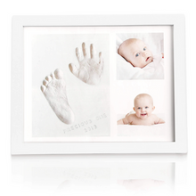 Load image into Gallery viewer, SOLO BABY HANDPRINT FOOTPRINT KEEPSAKE KIT (ALPINE WHITE)