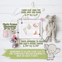 Load image into Gallery viewer, SOLO BABY HANDPRINT FOOTPRINT KEEPSAKE KIT (ALPINE WHITE)