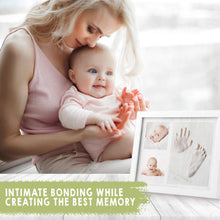 Load image into Gallery viewer, SOLO BABY HANDPRINT FOOTPRINT KEEPSAKE KIT (ALPINE WHITE)