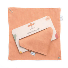 Load image into Gallery viewer, 100% Linen Drool Bib ( Bloom )