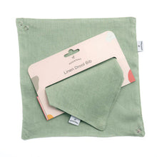 Load image into Gallery viewer, 100% Linen Drool Bib ( Fern )
