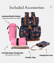 Load image into Gallery viewer, Nappy backpack- Botanical Floral
