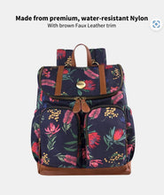 Load image into Gallery viewer, Nappy backpack- Botanical Floral