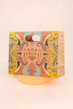 Load image into Gallery viewer, Painted Peony velvet zip pouch