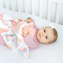 Load image into Gallery viewer, Premium baby and toddler minky blanket- rainbow