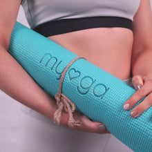 Load image into Gallery viewer, Yoga Mat - Turquoise - Non-Slip Exercise Mat for Yoga & Fitness