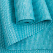 Load image into Gallery viewer, Yoga Mat - Turquoise - Non-Slip Exercise Mat for Yoga & Fitness