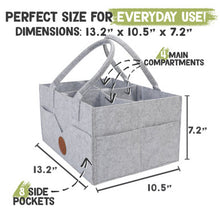Load image into Gallery viewer, ORIGINAL 2.0 DIAPER CADDY (Stone Gray)