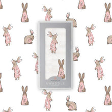 Load image into Gallery viewer, Powder Pink Bunnies Swaddle
