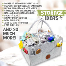 Load image into Gallery viewer, ORIGINAL 2.0 DIAPER CADDY (Stone Gray)