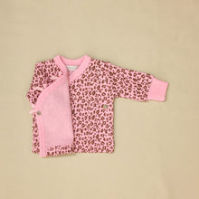Load image into Gallery viewer, Take me home layette set long sleeve girl prints- pink cheetah