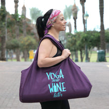 Load image into Gallery viewer, Yoga Now Wine Yoga Bag