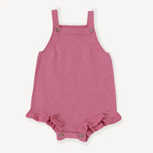 Load image into Gallery viewer, Rose Heather Knit Baby Romper+Bodysuit+Tights (3 Piece Set)