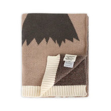 Load image into Gallery viewer, Woodland Bear - Organic Jacquard Sweater Knit Baby Blanket