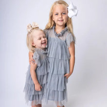 Load image into Gallery viewer, Tiered Tulle Dress : Powder Blue : Infant : Baby : Toddler : Tween : Kids