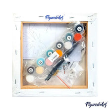 Load image into Gallery viewer, Mini Paint by numbers framed - Tropical Sloth