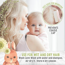 Load image into Gallery viewer, KeaBabies Baby Hair Brush and Comb Set- Blush