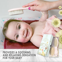 Load image into Gallery viewer, KeaBabies Baby Hair Brush and Comb Set- Blush