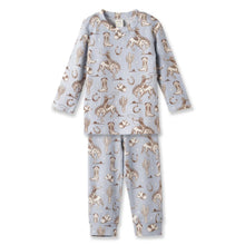 Load image into Gallery viewer, Wild Wrangler/Blue Cowboy Western Bamboo Kids Pajama Set