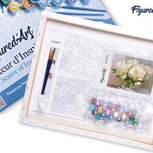 Load image into Gallery viewer, Paint by numbers Framed - White Peonies