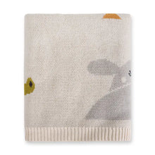 Load image into Gallery viewer, Jungle Friends - Jacquard Sweater Knit Baby Blankets