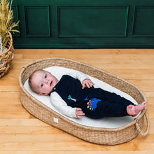 Load image into Gallery viewer, Dinosaur Jacquard Knit Baby Overall & Bodysuit Set (Organic)