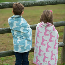 Load image into Gallery viewer, Baby Reversible Pony Blanket