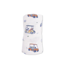 Load image into Gallery viewer, Zooming Golf Carts - Swaddle Blanket