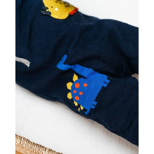 Load image into Gallery viewer, Dinosaur Jacquard Knit Baby Overall & Bodysuit Set (Organic)