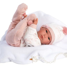 Load image into Gallery viewer, 13.8" Anatomically-Correct Newborn Brandy with Blanket