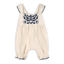 Load image into Gallery viewer, Milena Embroidered Bubble Baby Romper (Organic Cotton)