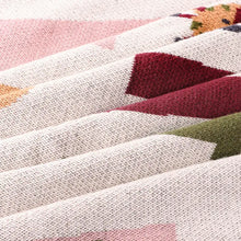 Load image into Gallery viewer, Alphabet Blush - Organic Jacquard Sweater Knit Baby Blanket