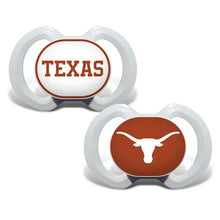 Load image into Gallery viewer, Texas Longhorns - Pacifier 2-Pack