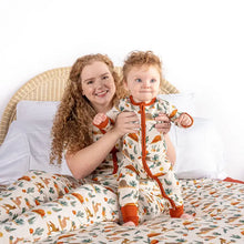 Load image into Gallery viewer, Desert Friends Western Bamboo Baby Pajamas Convertible Romper