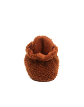 Load image into Gallery viewer, Sherpa Snap Booties Ginger