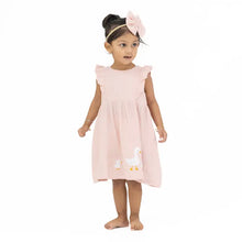 Load image into Gallery viewer, Lotus Flower Ducklings - Ruffle Sleeve Dress and Bloomer