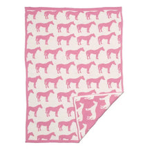 Load image into Gallery viewer, Baby Reversible Pony Blanket