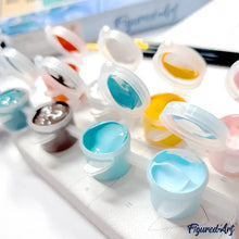 Load image into Gallery viewer, Mini Paint by numbers framed - Giraffe Abstract Pop Art