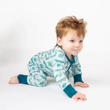 Load image into Gallery viewer, Later Gator Alligator Bamboo Convertible Pajamas Florida Baby Gift