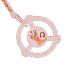 Load image into Gallery viewer, Silicone Teether Ring with Detachable Clip Bloomin' Boot