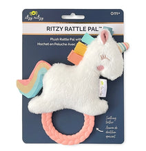 Load image into Gallery viewer, Ritzy Rattle Pal™ Plush Rattle Pal with Teether
