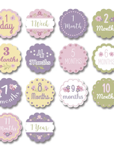 Load image into Gallery viewer, Baby's 1st Year Swaddle & Milestone Cards - Isn't She Lovely