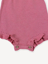 Load image into Gallery viewer, Rose Heather Knit Baby Romper+Bodysuit+Tights (3 Piece Set)