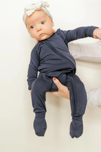 Load image into Gallery viewer, Bamboo Baby Clothing Jumpsuit 0-3 Months - Navy Blue