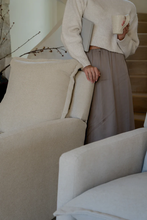 Load image into Gallery viewer, FLYNN – GLIDING SWIVEL NURSERY RECLINER - HIGH PERFORMANCE BASKET SAND