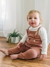 Load image into Gallery viewer, Bunny Ruffle Baby Girl Tunic Knit Dress Set (Organic)